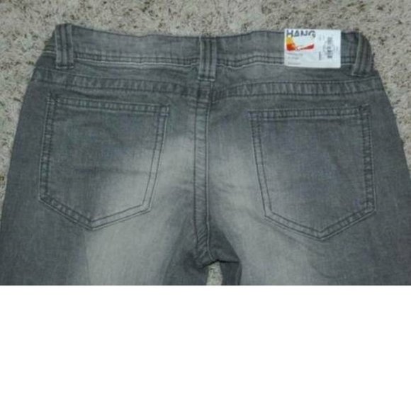 Womens Skinny Jeans Hang Ten Black Wash 0 Denim Jr. Girls Studded Distressed - Picture 7 of 7